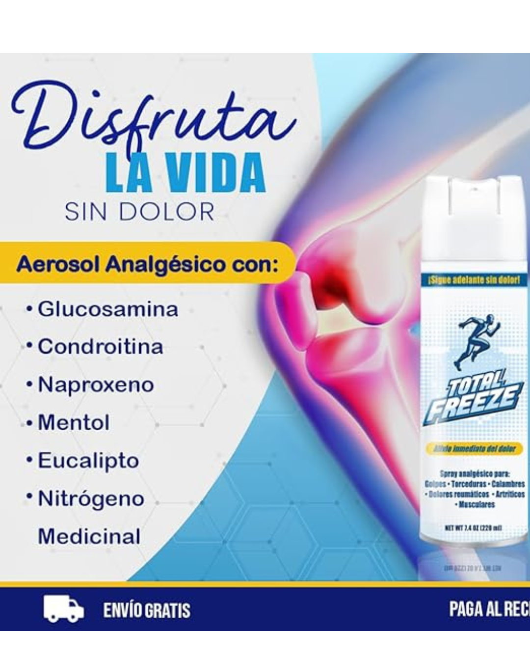 Total Freeze Spray Analgésico